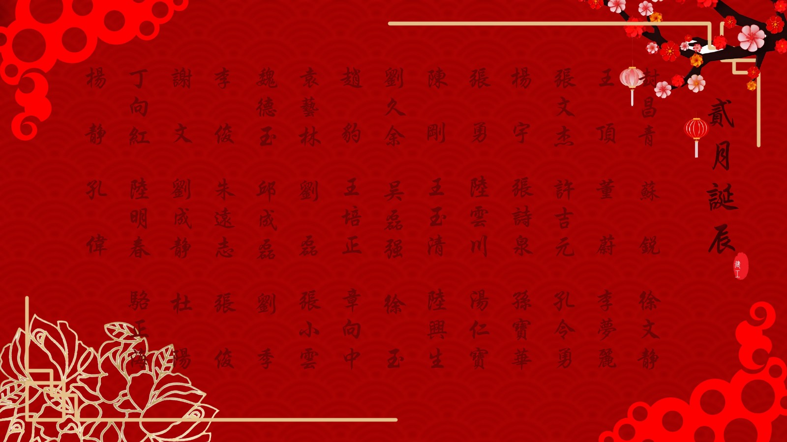 【生日祝福】恭祝02月生日的員工生日快樂！